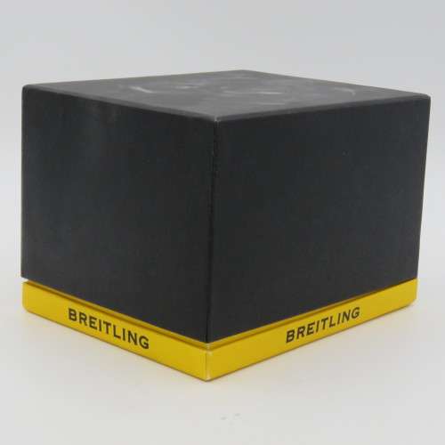 Original Breitling watch case in box with booklet - inner material damage