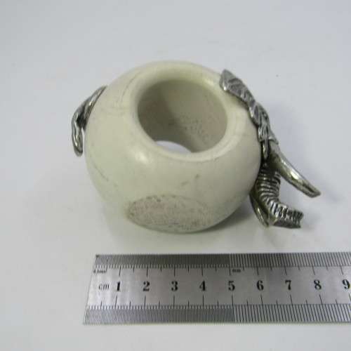 Hot Metal African Elephant napkin ring by Helen Richards