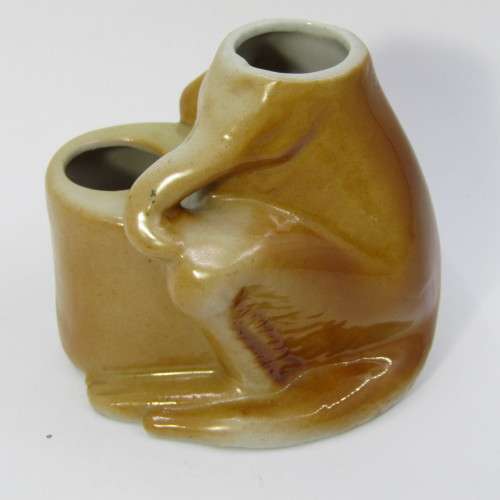 Vintage porcelain Kangaroo salt and pepper shakers