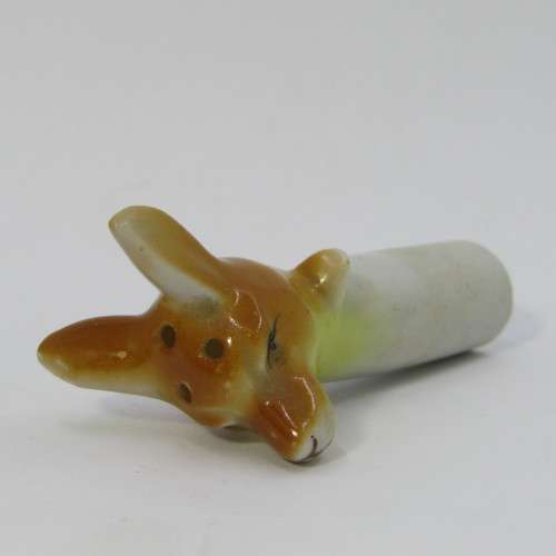 Vintage porcelain Kangaroo salt and pepper shakers