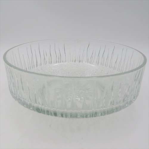 Vintage glass salad bowl