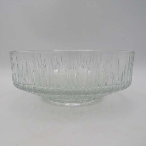 Vintage glass salad bowl