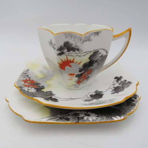 Vintage shelley porcelain trio
