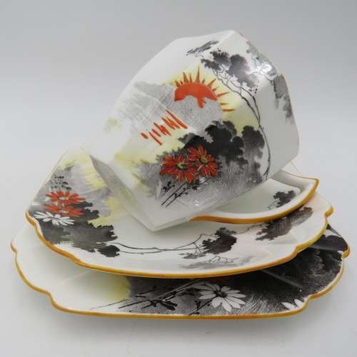 Vintage shelley porcelain trio