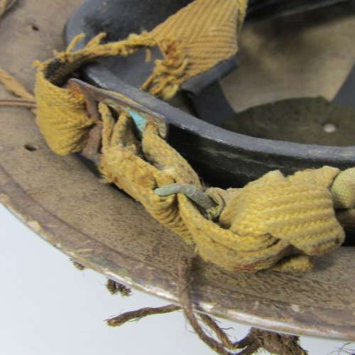WW2 British Brodie helmet with mesh
