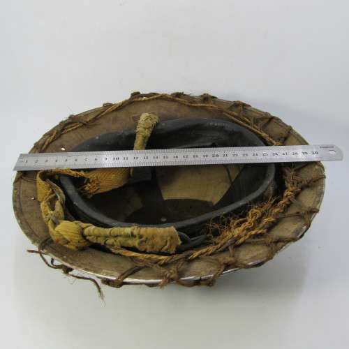 WW2 British Brodie helmet with mesh