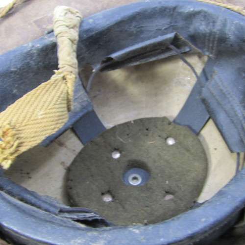 WW2 British Brodie helmet with mesh