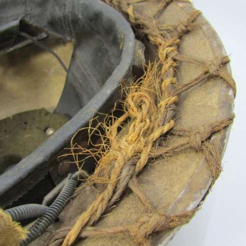 WW2 British Brodie helmet with mesh