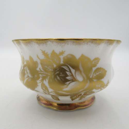 Vintage Royal Albert golden rose sugar bowl