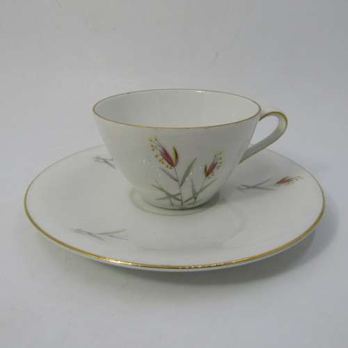 Vintage Bavaria `Seltmann Weiden` West German porcelain tea set for two