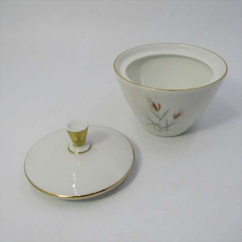 Vintage Bavaria `Seltmann Weiden` West German porcelain tea set for two