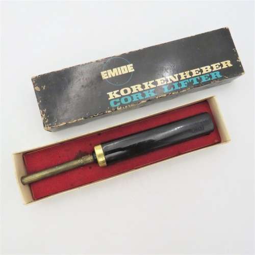 Vintage Emide cork lifter in original box