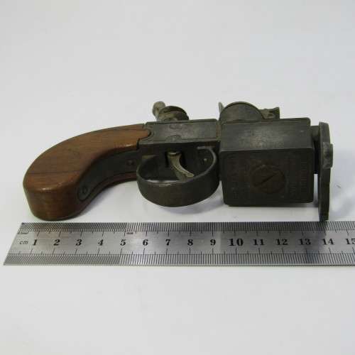 Vintage Dunhill Tinder Pistol table lighter - stand leg broken