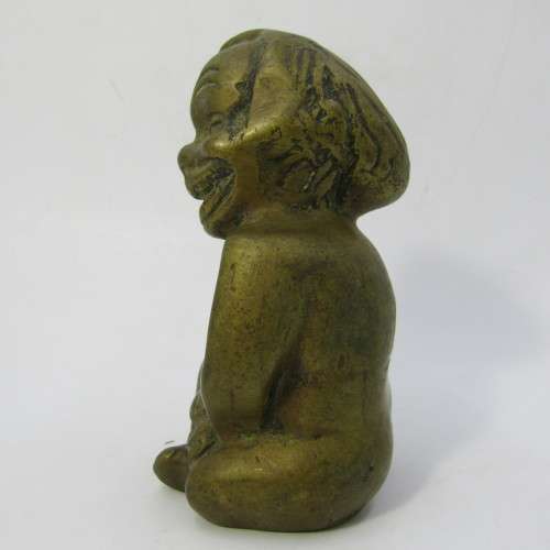 Vintage brass pixie figurine