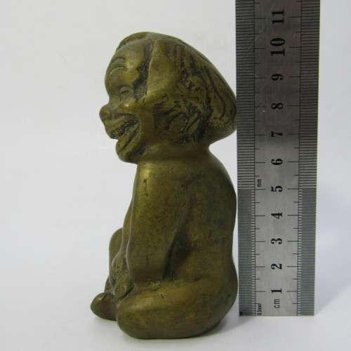Vintage brass pixie figurine