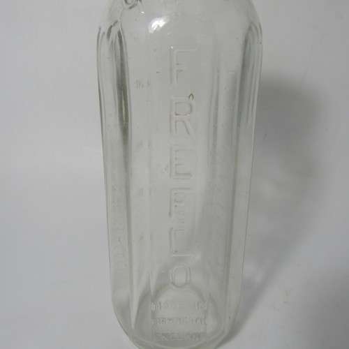 Vintage Freflo glass baby bottle made in Birmingham