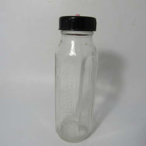 Vintage Freflo glass baby bottle made in Birmingham