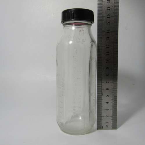 Vintage Freflo glass baby bottle made in Birmingham