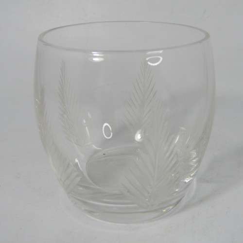 Vintage cut glass sugar bowl