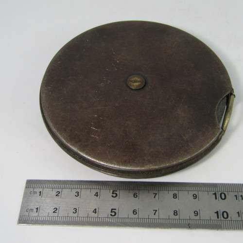 Vintage John Rabone and Sons 100ft No. 435 metal measuring tape