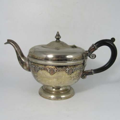 Vintage silverplated tea set with tray