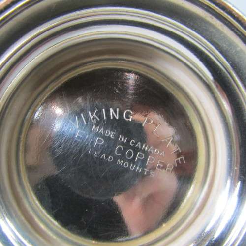 Vintage silverplated tea set with tray