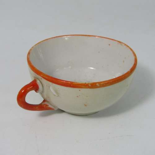 Vintage Childs Coffee set trio with Mickey Mouse picture