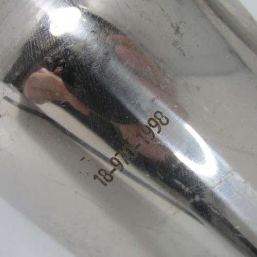 Vintage Anchor stainless steel urine vessel - Military Hospital use - numbered 18-970-1998