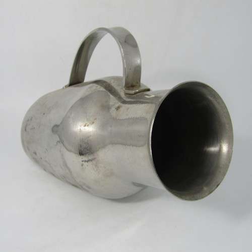 Vintage Anchor stainless steel urine vessel - Military Hospital use - numbered 18-970-1998