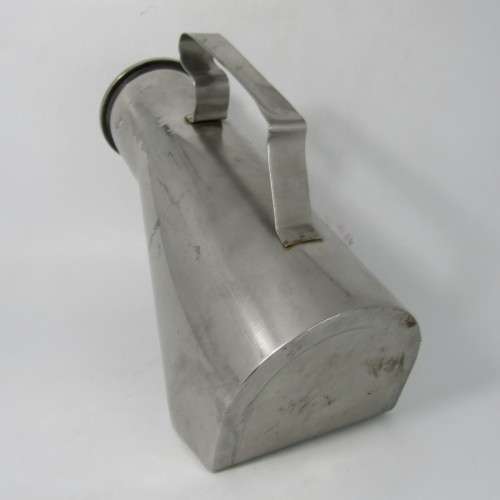 Vintage stainless steel urine vessel - Military Hospital use - 18-970-1998