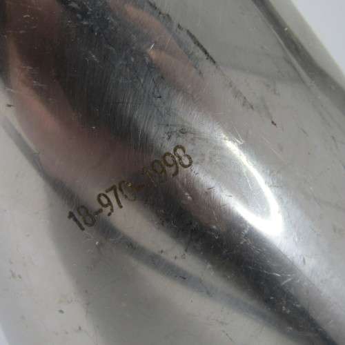 Vintage stainless steel urine vessel - Military Hospital use - 18-970-1998