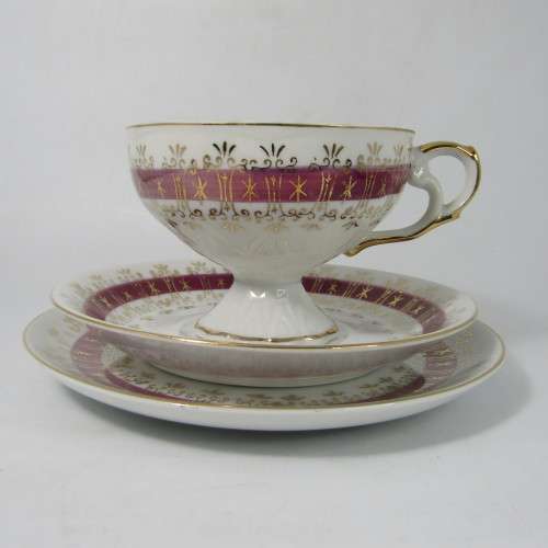 Beautiful vintage porcelain trio