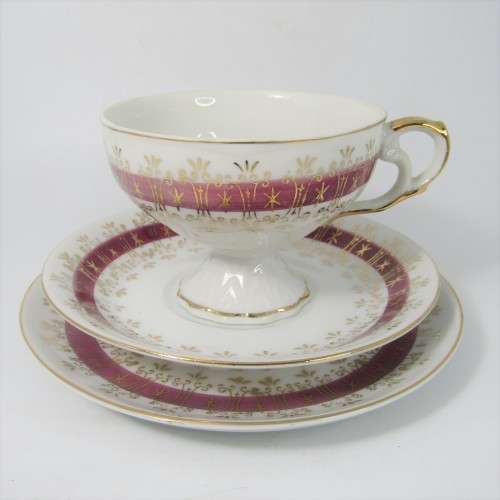 Beautiful vintage porcelain trio