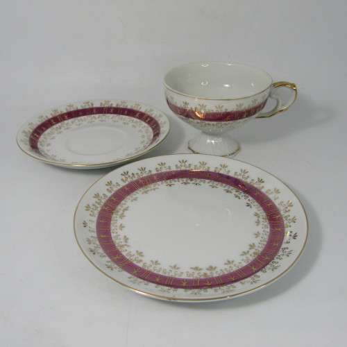 Beautiful vintage porcelain trio