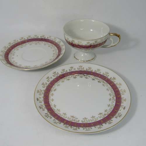 Beautiful vintage porcelain trio