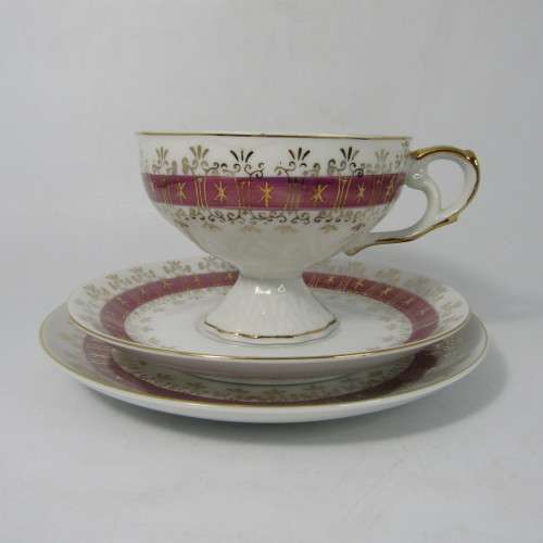 Beautiful vintage porcelain trio