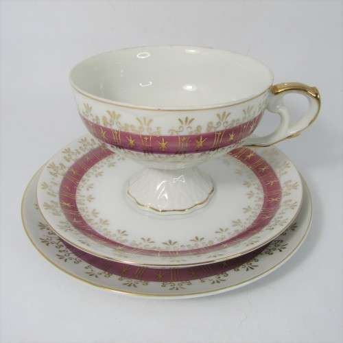 Beautiful vintage porcelain trio