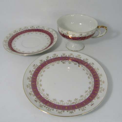Beautiful vintage porcelain trio
