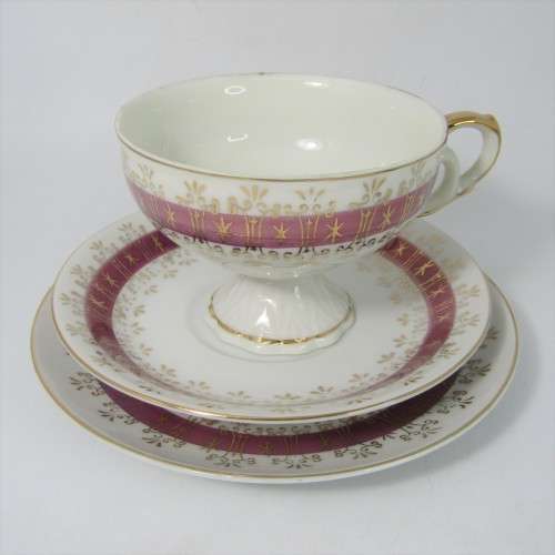 Beautiful vintage porcelain trio