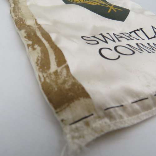 SADF Swartland Commando souvenir flag - damaged