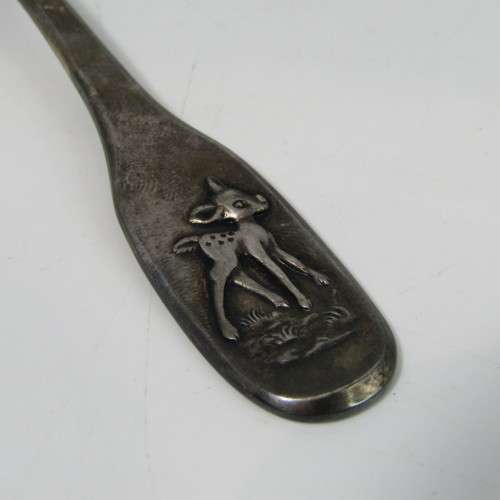 Vintage Bambi porridge bowl and spoon in original box marked 1960WDP - LW90