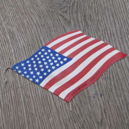Lot of 15 bunting paper flags - vintage