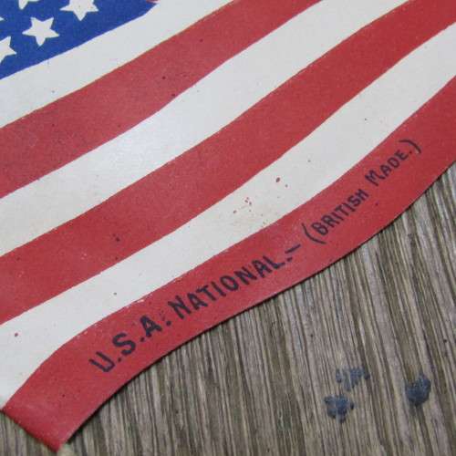 Lot of 15 bunting paper flags - vintage