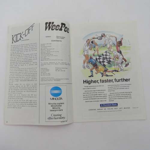 WP Rugby official programme - Norwich life WOP vs DS Security EP - 04 July 1992