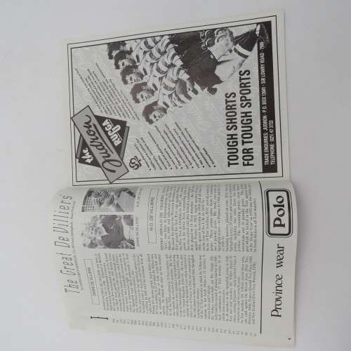 WP Rugby official programme - Norwich life WOP vs DS Security EP - 04 July 1992