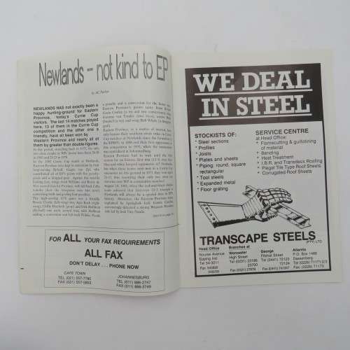 WP Rugby official programme - Norwich life WOP vs DS Security EP - 04 July 1992