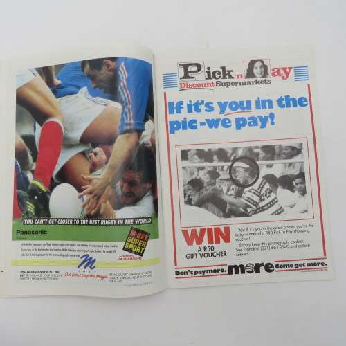 WP Rugby official programme - Norwich life WOP vs DS Security EP - 04 July 1992