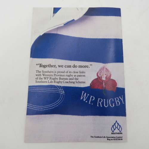 WP Rugby official programme - Norwich life WOP vs DS Security EP - 04 July 1992