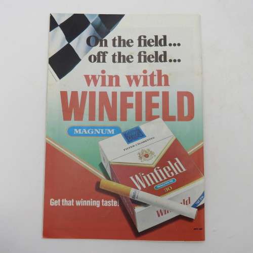 WP Rugby official programme - Norwich Life WP vs Xerox Transvaal - 25 Sept 1993