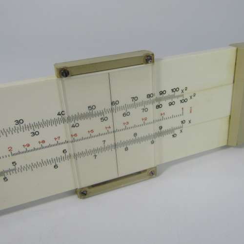 Thorton PIC slide ruler - vintage - excellent condition - in case with instructions